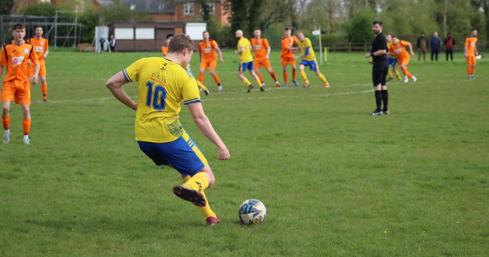 Sutton Bonington FC playing against Hinckley LR FC Reserves